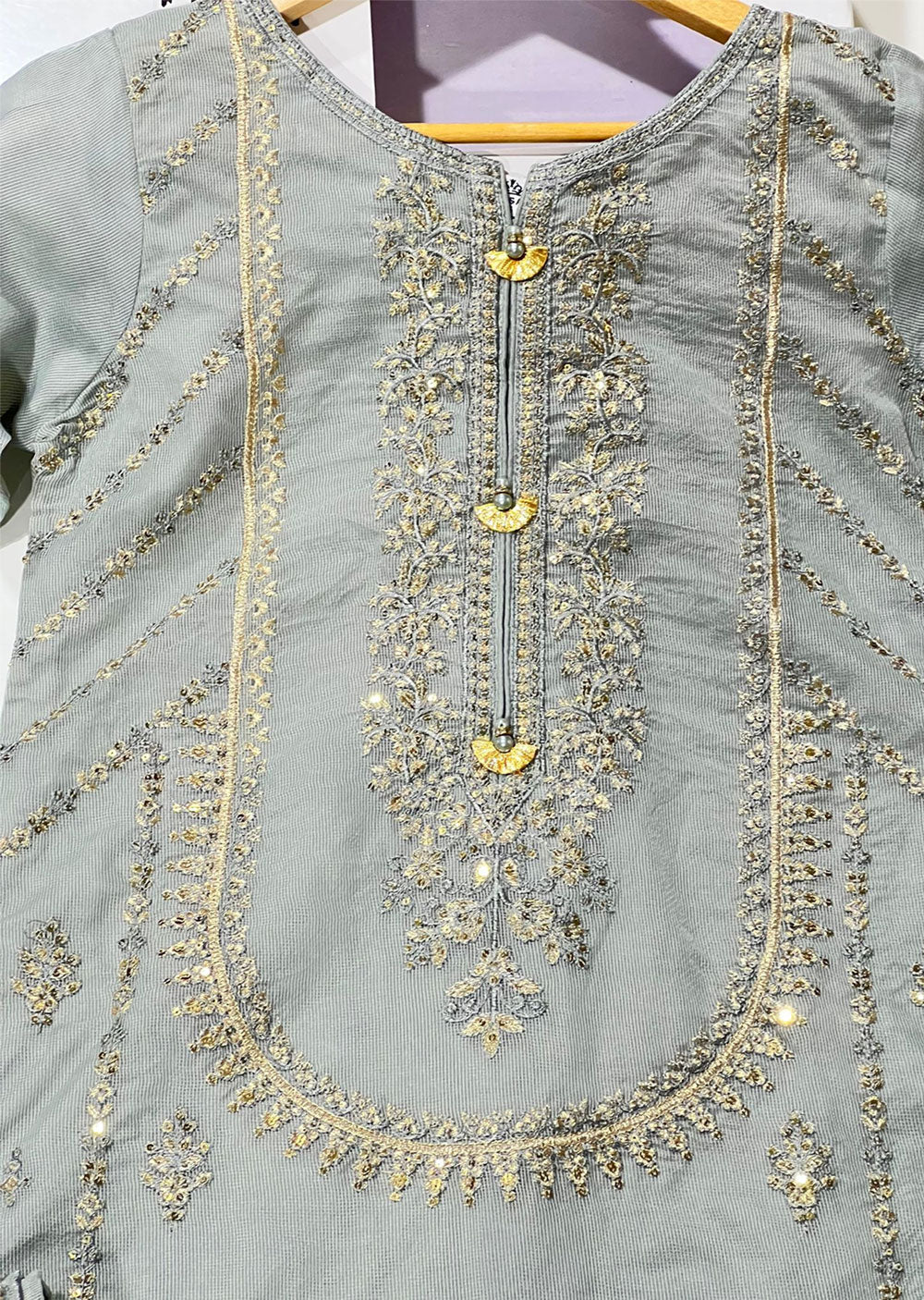 KLD1012 Zeno Readymade Bori Net Suit - Image 9