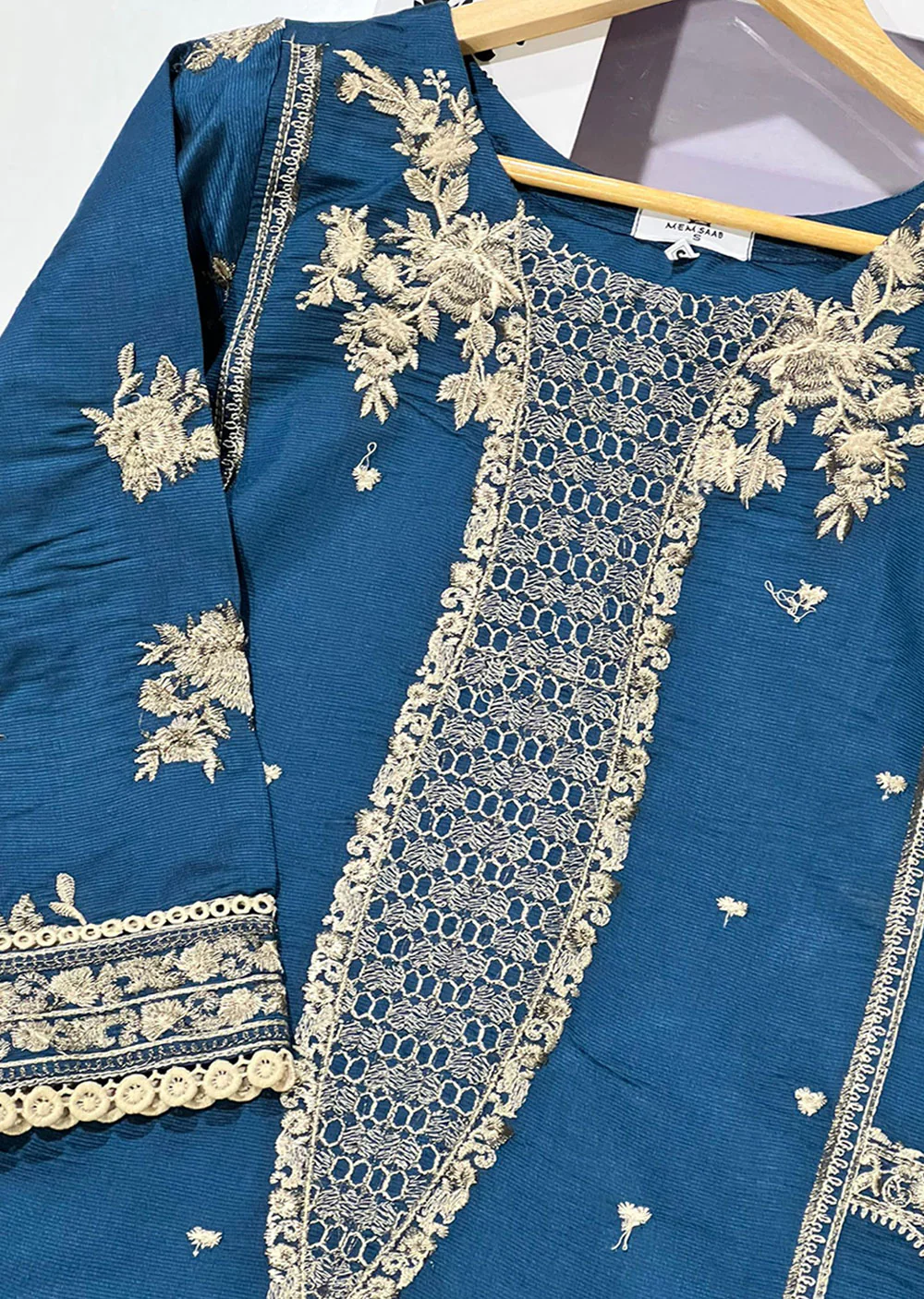 KLD1026 Noshaba - Readymade Khadi Net Suit - Image 9