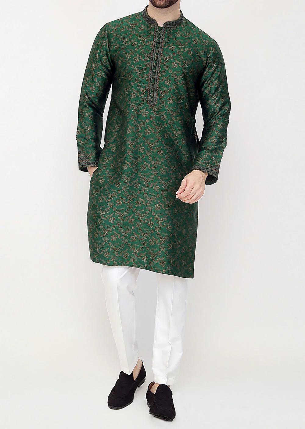KRT-05 - Readymade - Mens Kurta Trouser Set - Image 3