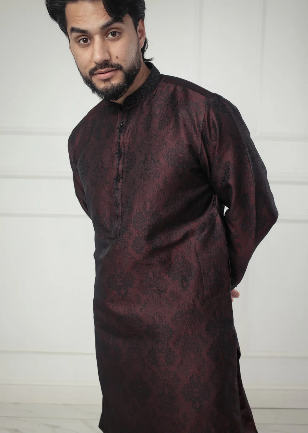 KRT-07 - Readymade - Mens Kurta Trouser Set - Image 12