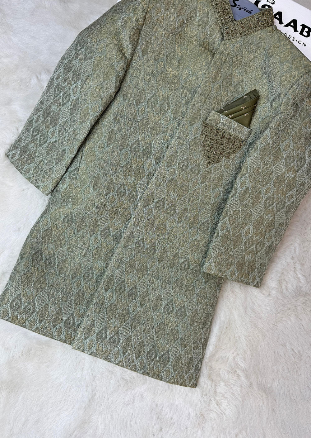 KS-1093 Boys Premium Salwar Kameez Prince Coat Set