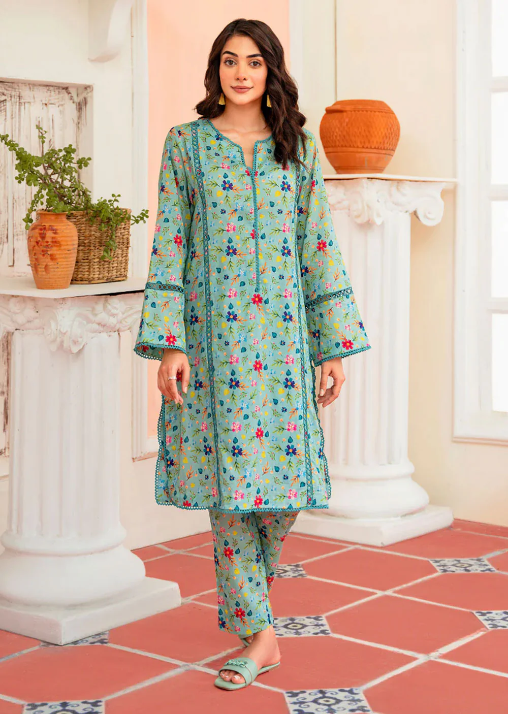 Linda Readymade 2 Piece Cotton Lawn Suit