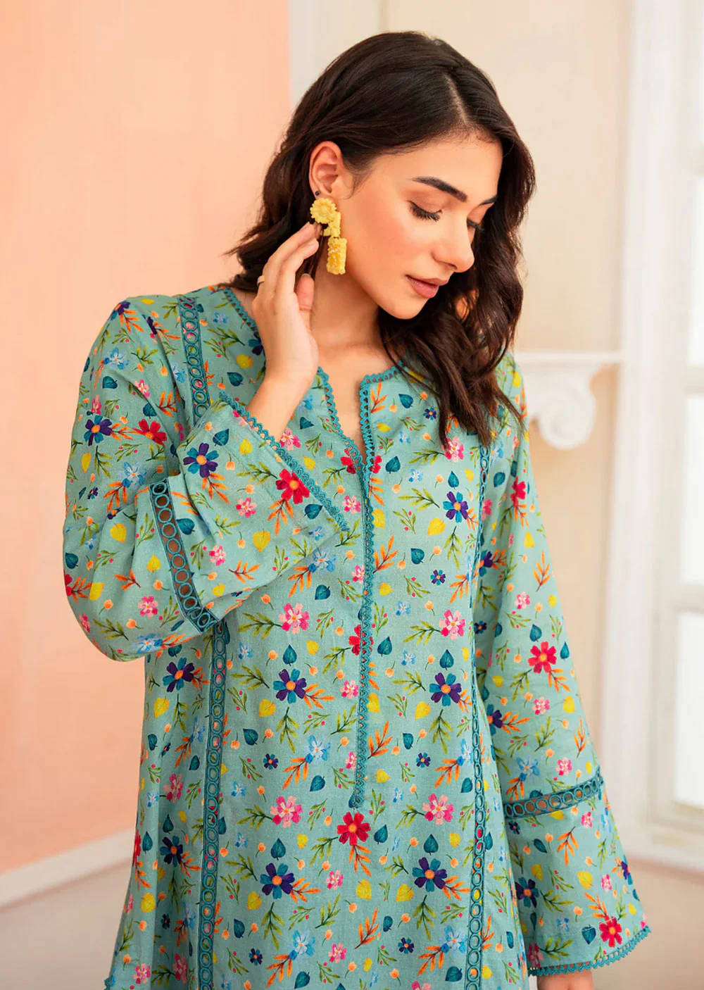 Linda Readymade 2 Piece Cotton Lawn Suit - Image 2