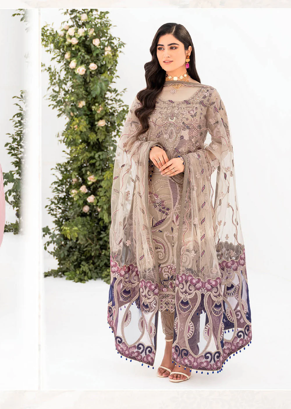 M-809-R - Readymade - Ramsha Minhal Collection Vol 8 2024