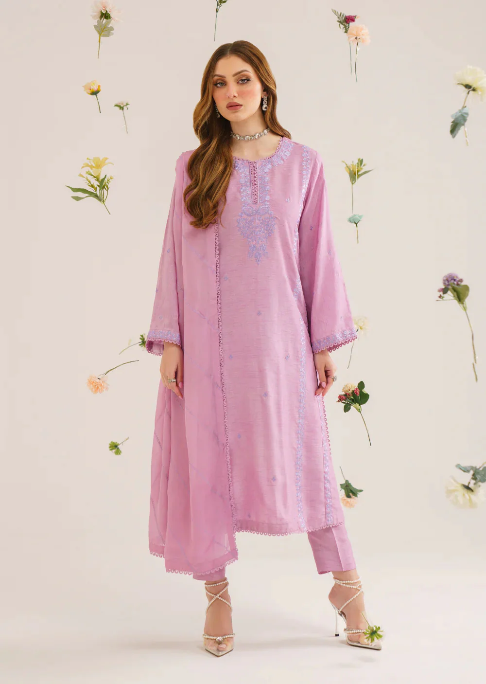 Marlene - Readymade 3 Piece Cotton Suit