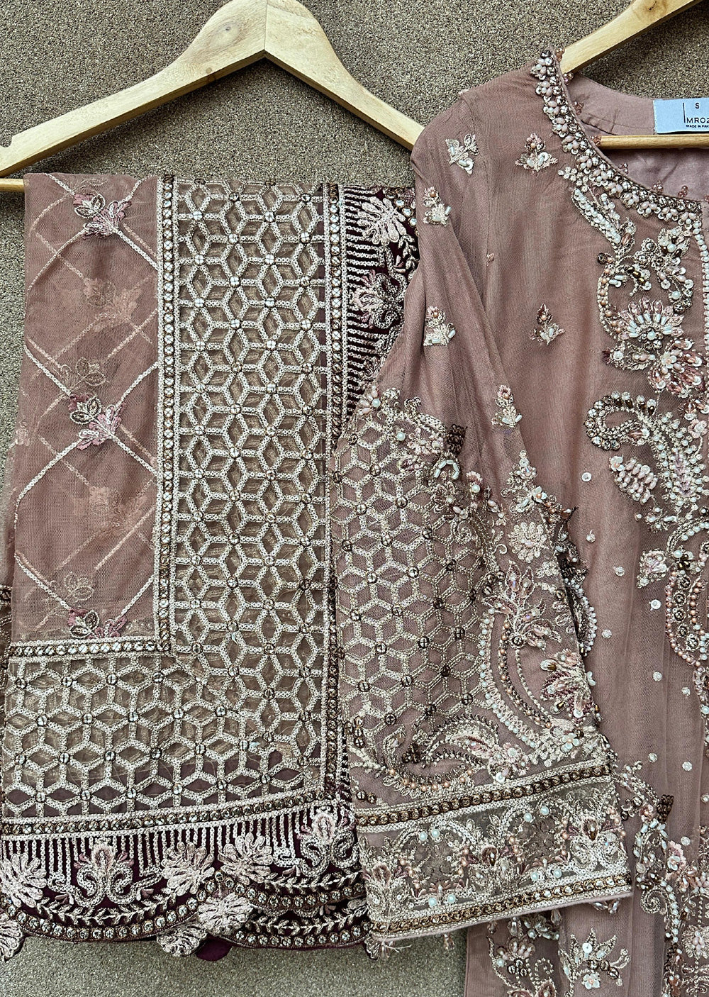 MBDR-11 - Readymade - Imrozia Embroidered Net Collection 2025 - Image 4