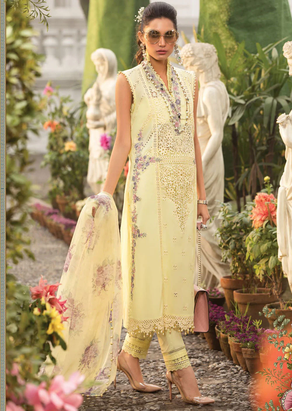 MBR-06-B - Readymade Maria B Inspired Lawn Suit