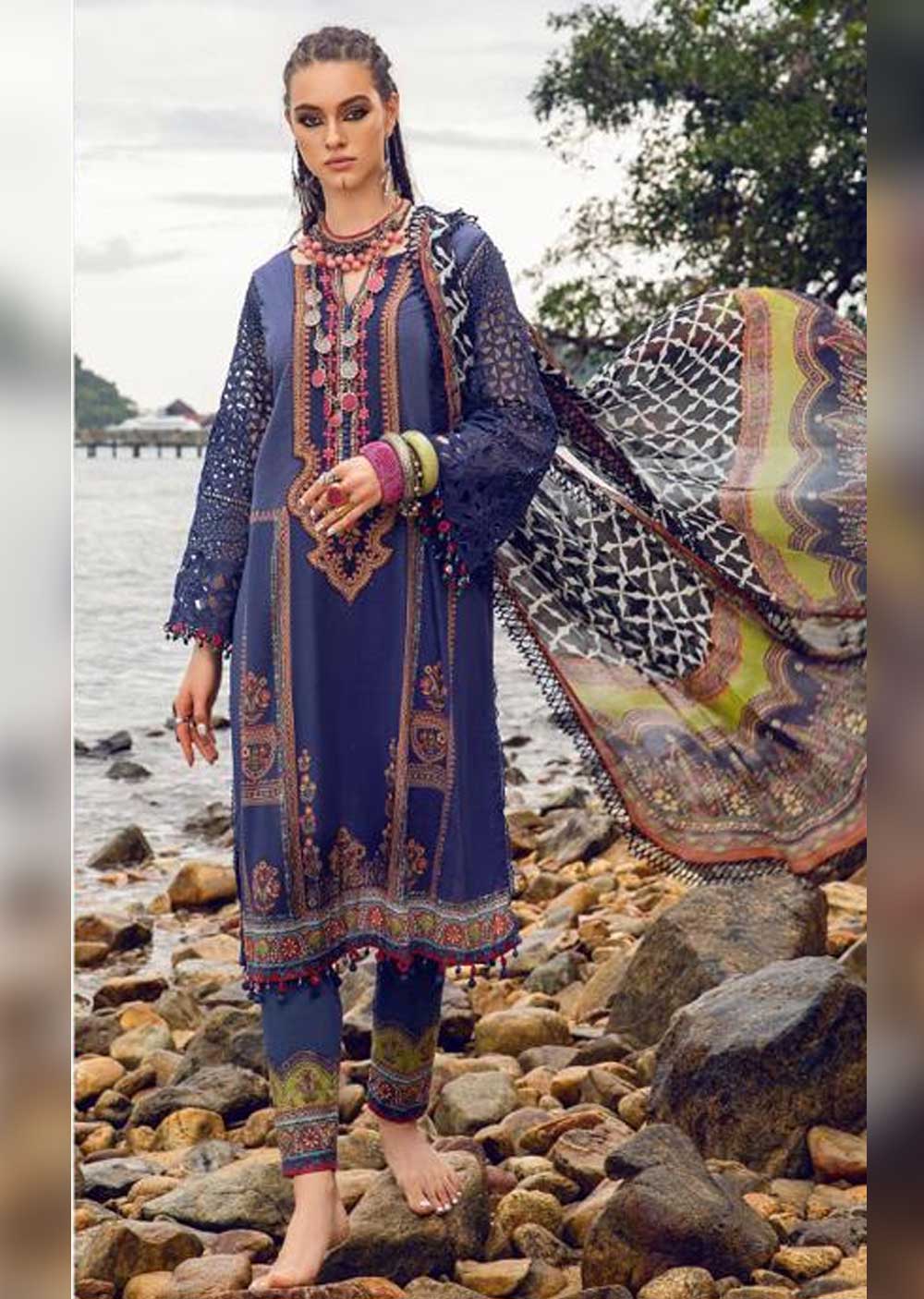 MCL-03 - Readymade Dhanak - Maria B Inspired Winter Suit