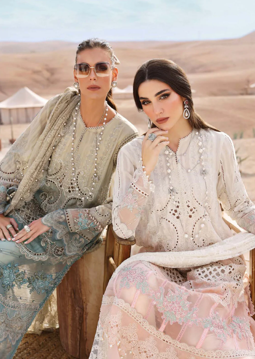 MLUX-15-A - Maria B Voyage Lux Lawn Collection Vol 25 2025 - Image 2