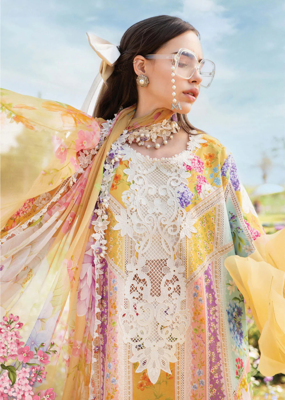 MPLS-09-A - Maria B Mprints Spring Summer Printed Lawn Suit 2025 - Image 2
