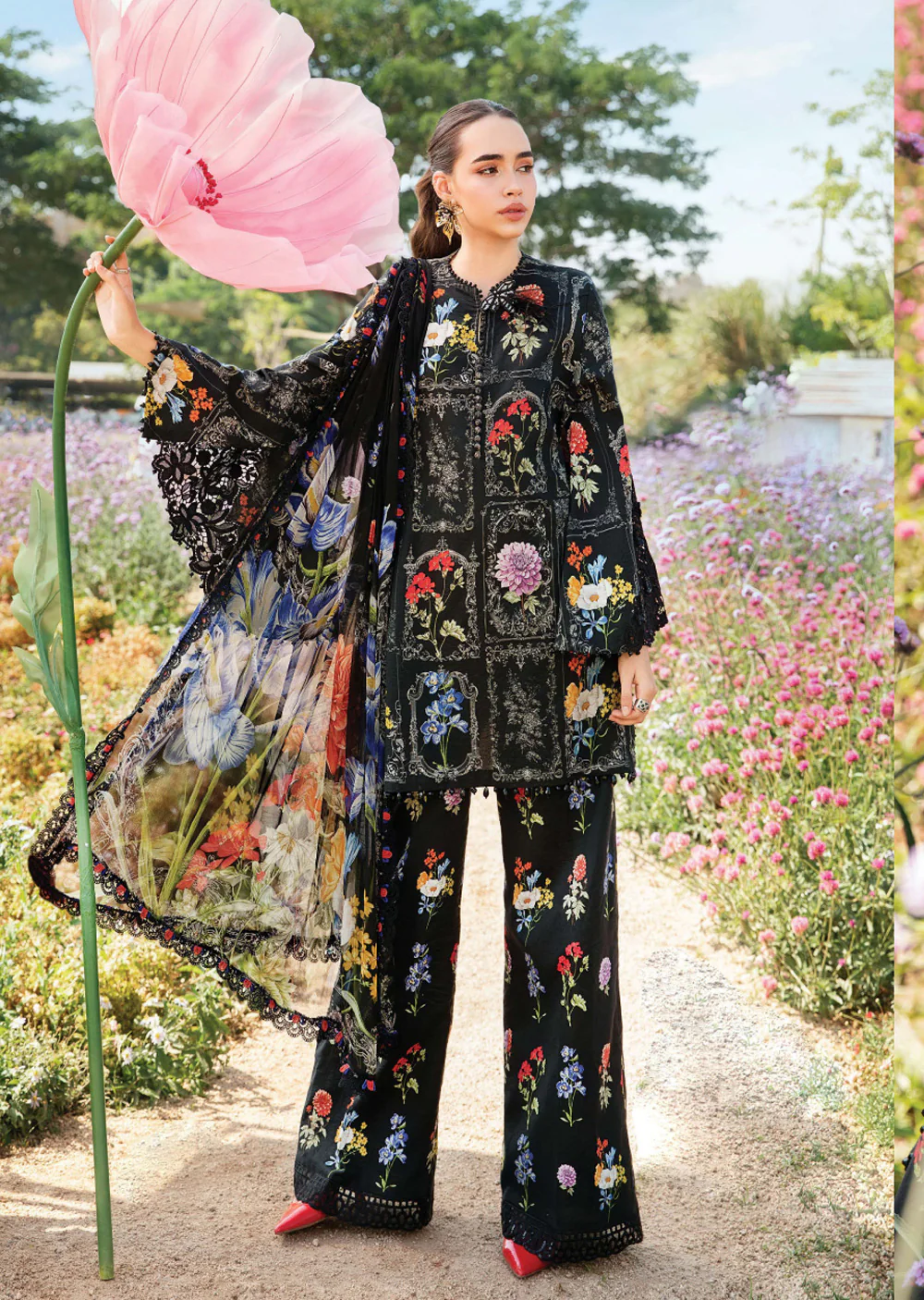 MPLS-11-B - Maria B Mprints Spring Summer Printed Lawn Suit 2025