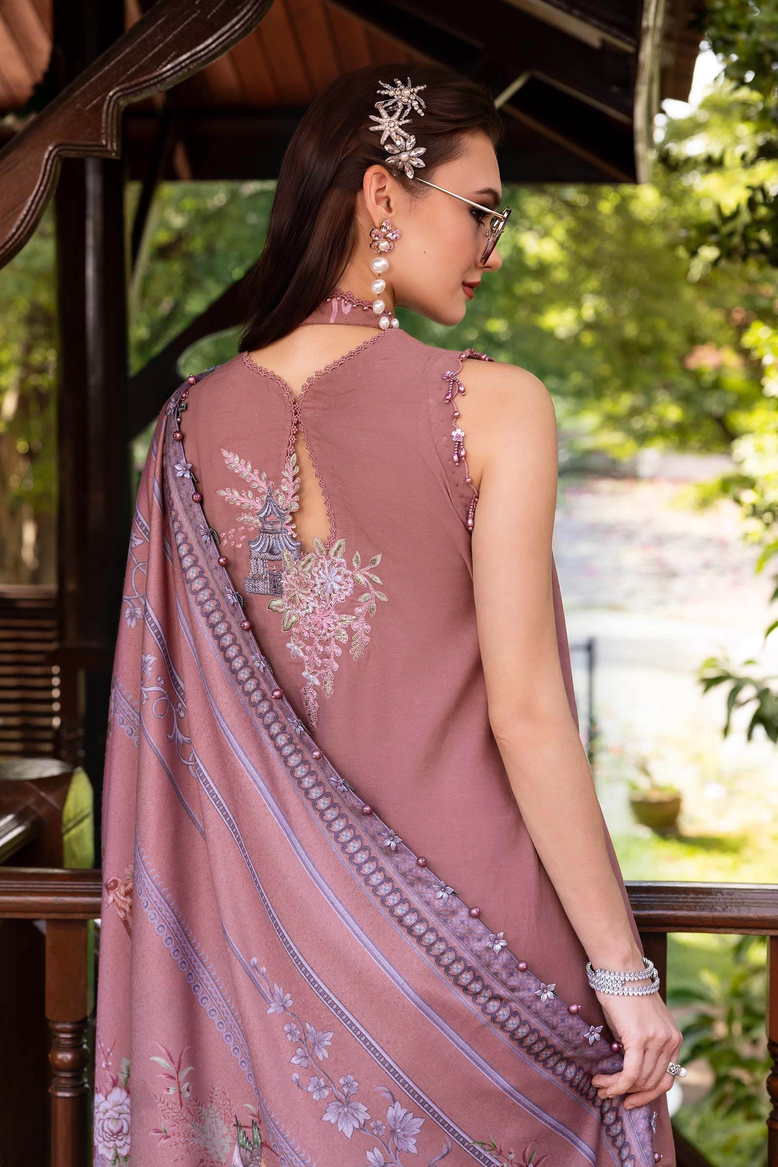 MPT-2801-A Unstitched - Maria B MPRINTS Collection 2025 - Image 4