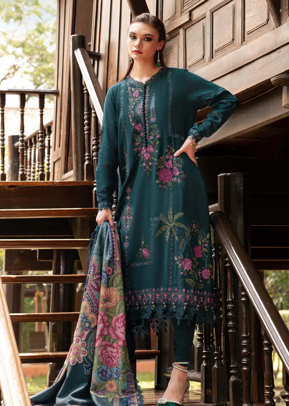 MPT-2807-B Unstitched - Maria B MPRINTS Collection 2025