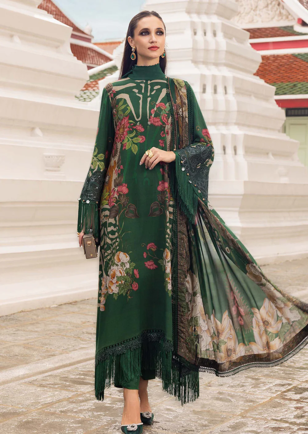 MPT-2810-A Unstitched - Maria B MPRINTS Collection 2025