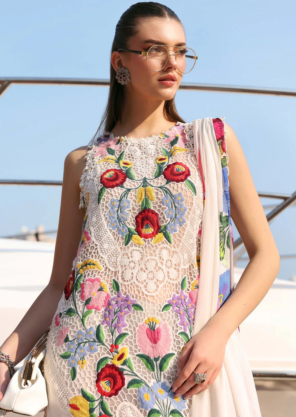 MPT2610-A Unstitched - Maria B LUXE LAWN 2026 - Image 3