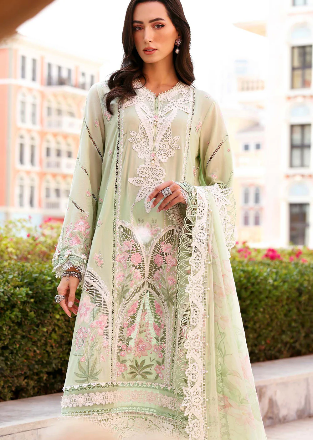 MPT2611-A Unstitched - Maria B LUXE LAWN 2026 - Image 2