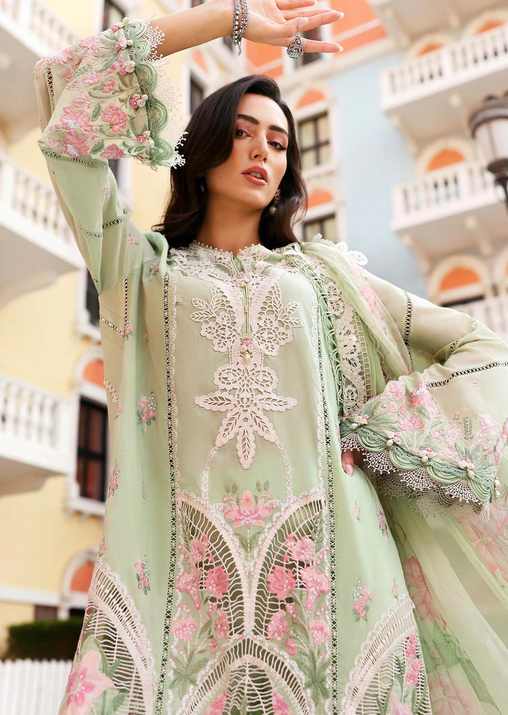MPT2611-A Unstitched - Maria B LUXE LAWN 2026 - Image 5