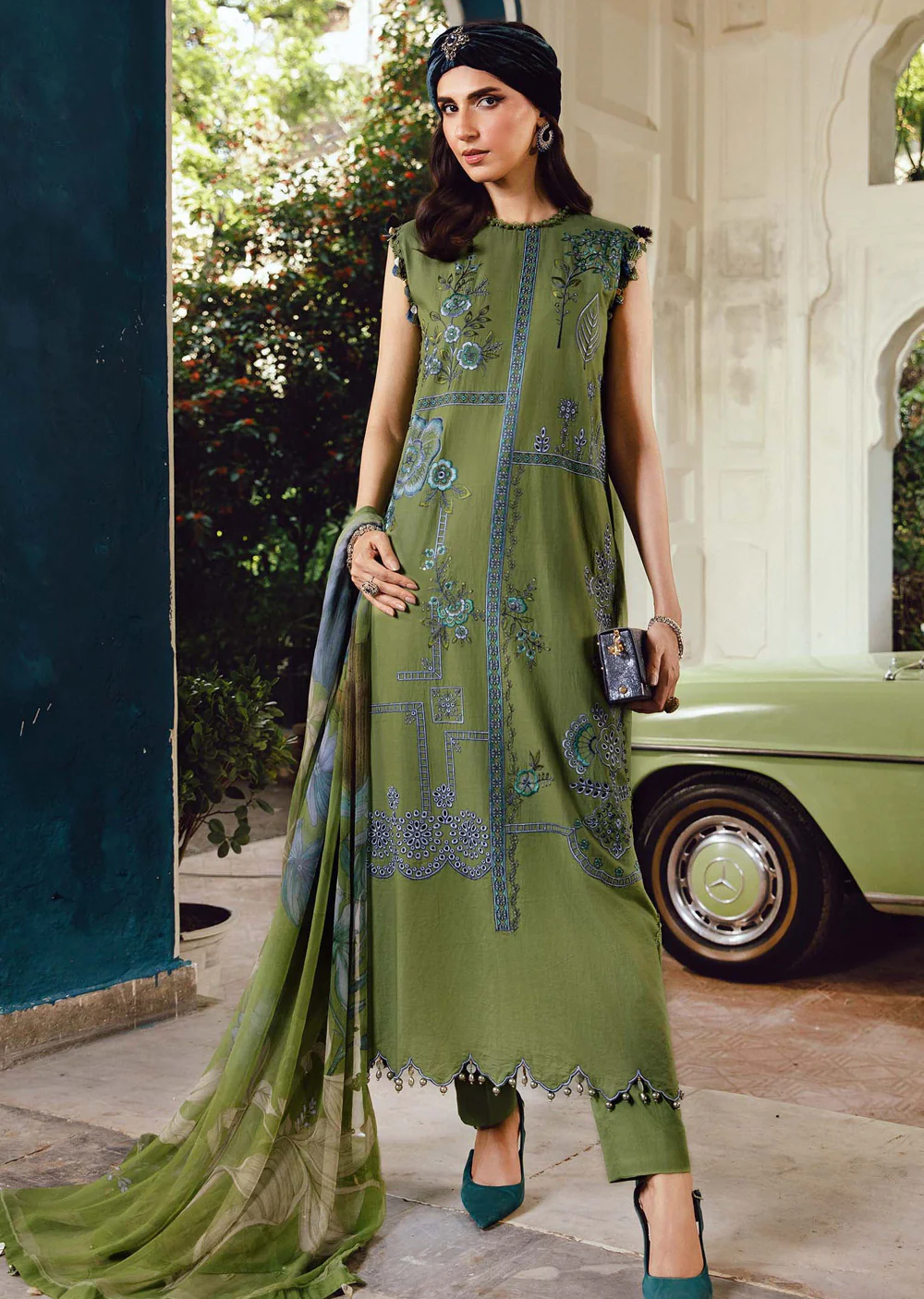 MPTR-2701-A -Unstitched - Maria B MPRINTS Collection 2025
