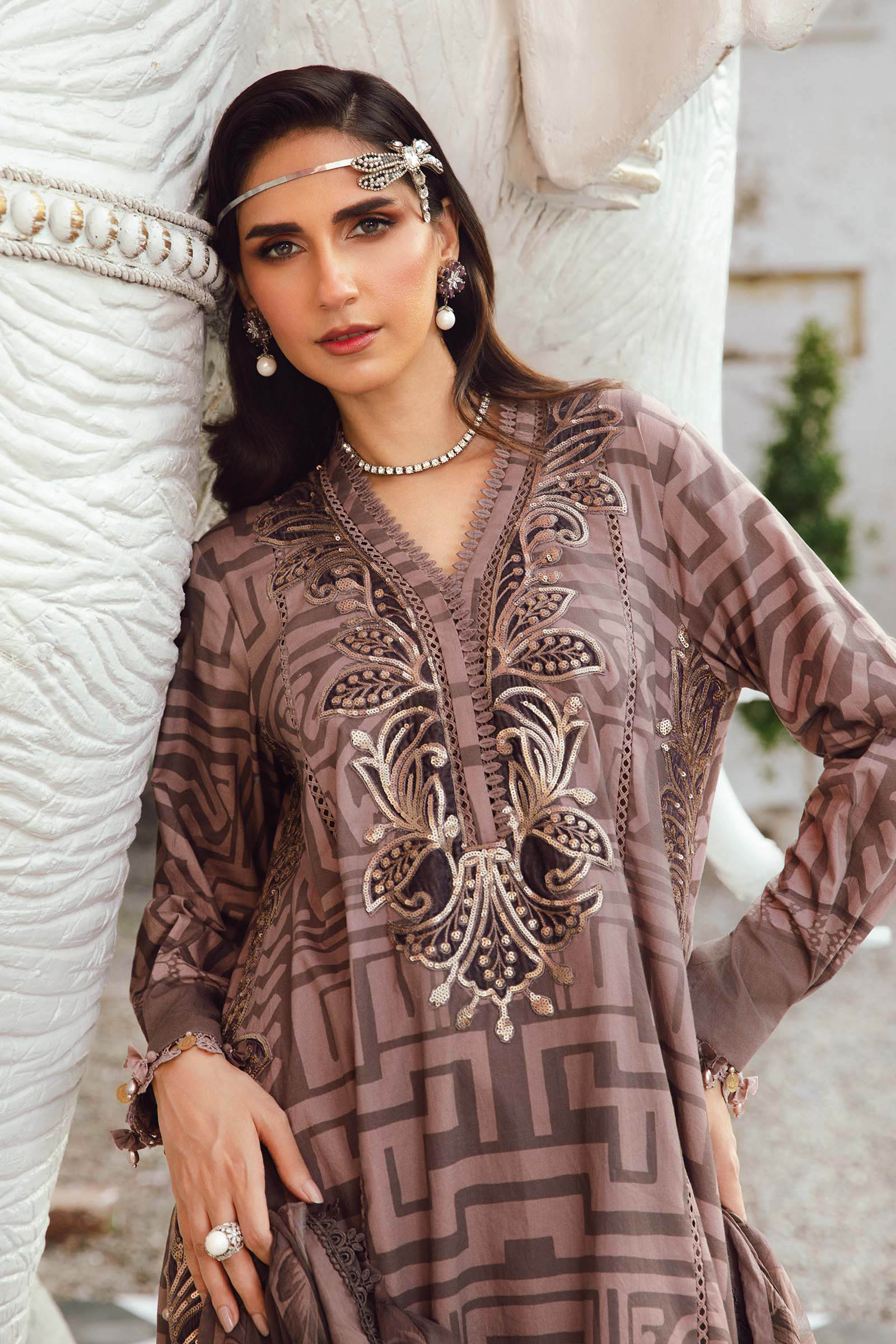 MPTR-2703-B Unstitched - Maria B MPRINTS Collection 2025 - Image 3