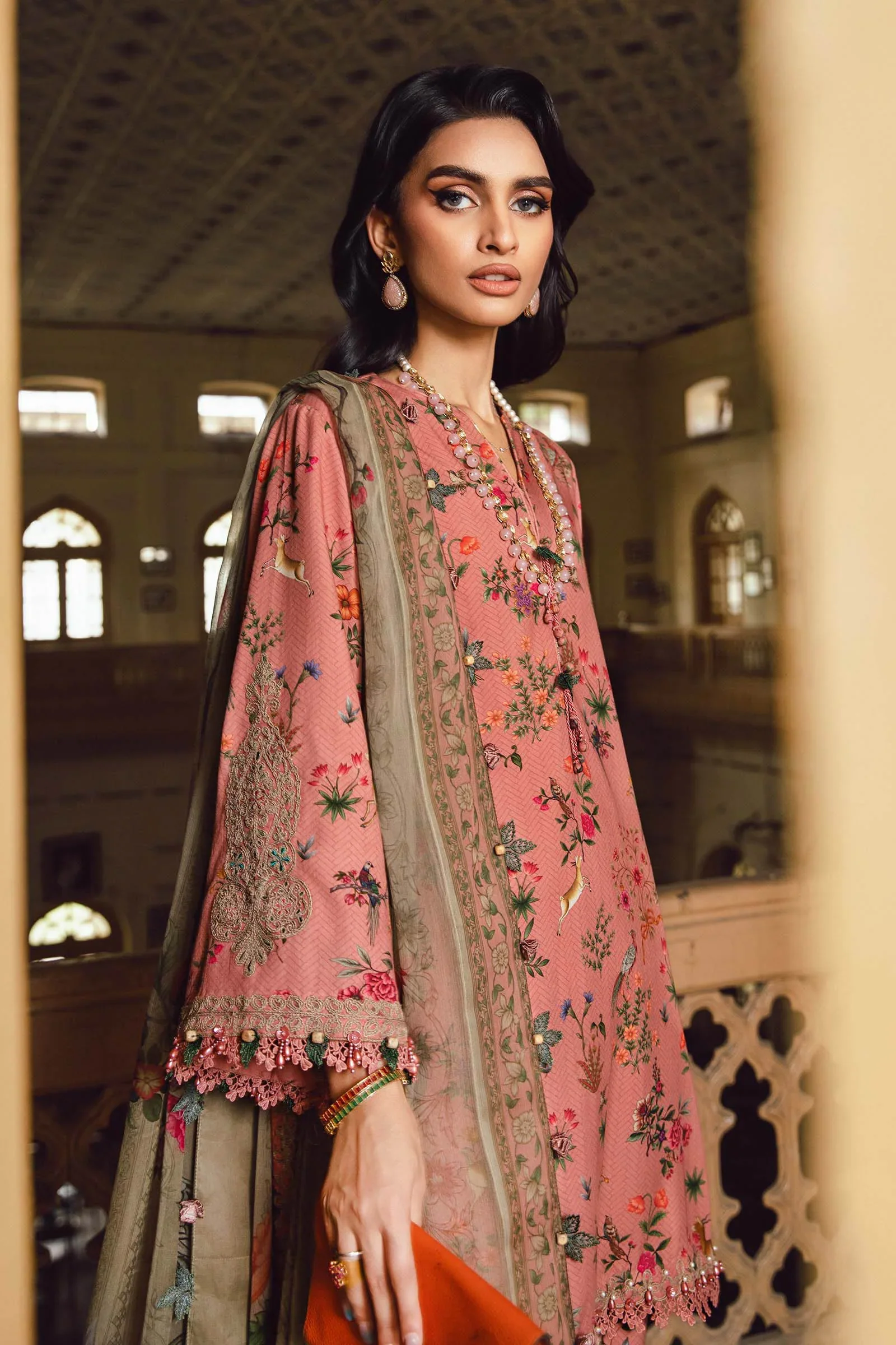 MPTR-2707-A Unstitched - Maria B MPRINTS Collection 2025 - Image 5