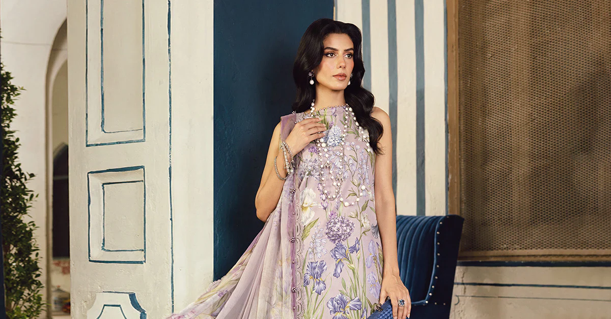 MPTR-2708-A Unstitched - Maria B MPRINTS Collection 2025 - Image 5