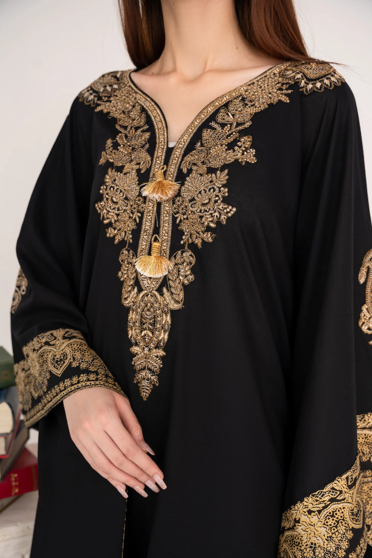 MSBMT-30 - Crescent Khaddar Kaftan - Image 10