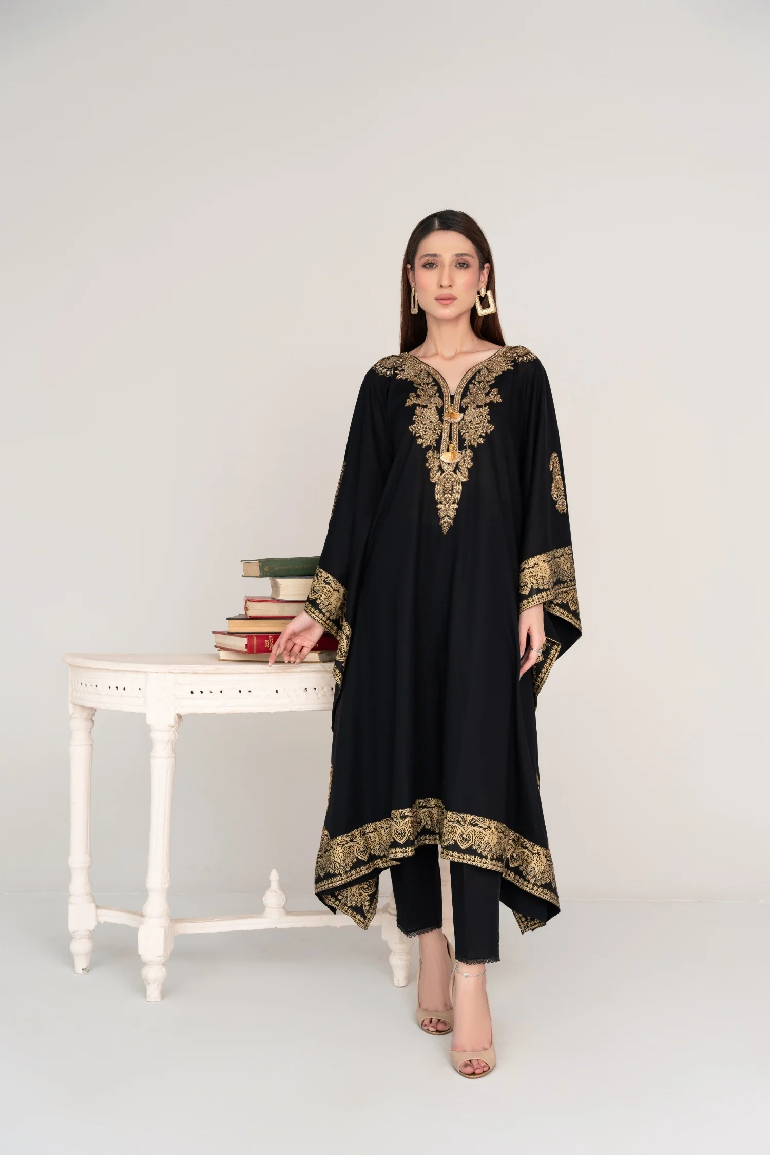 MSBMT-30 - Crescent Khaddar Kaftan - Image 6