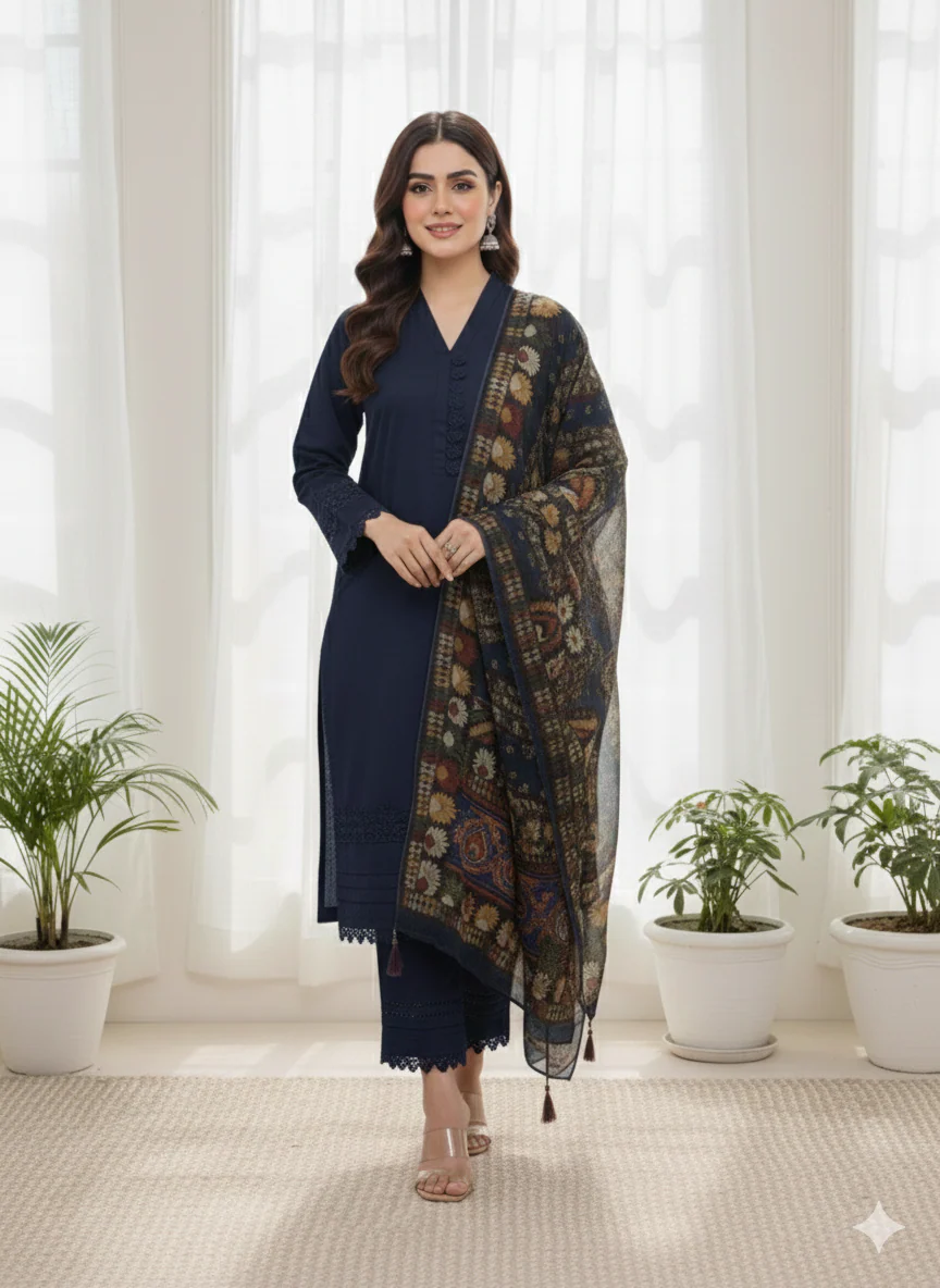 MSBMT-36 -Gulnoor - Readymade Outfit - 3 Piece Suit 2025 - Image 11