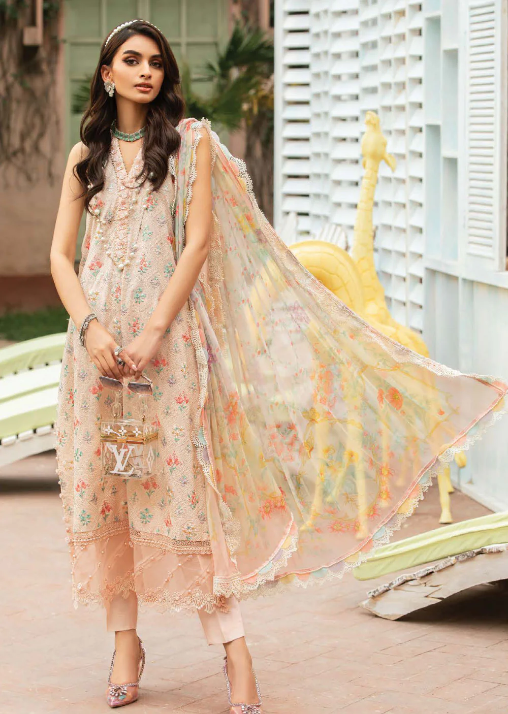MSBTR-103-B - Readymade - Maria B MPrints Lawn Eid Collection 2024