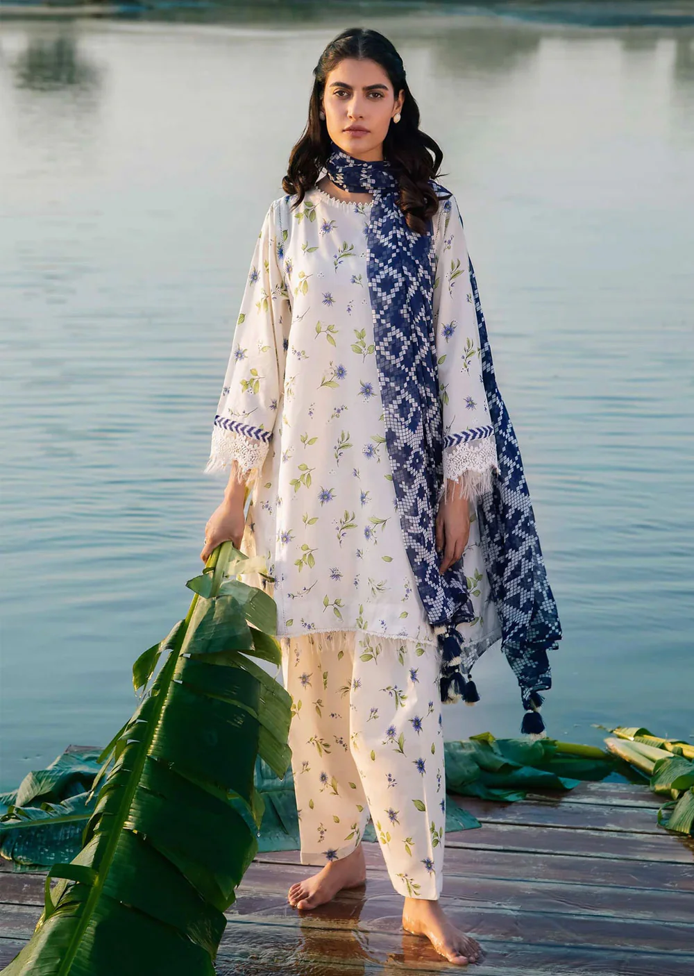 MBCS-401-A - Readymade - Maria B M.Basics Lawn Collection 2024