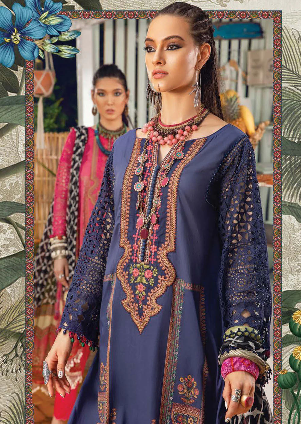 MSD-04-B - Unstitched - Maria.B M.Prints Eid Collection 2022 - Image 2