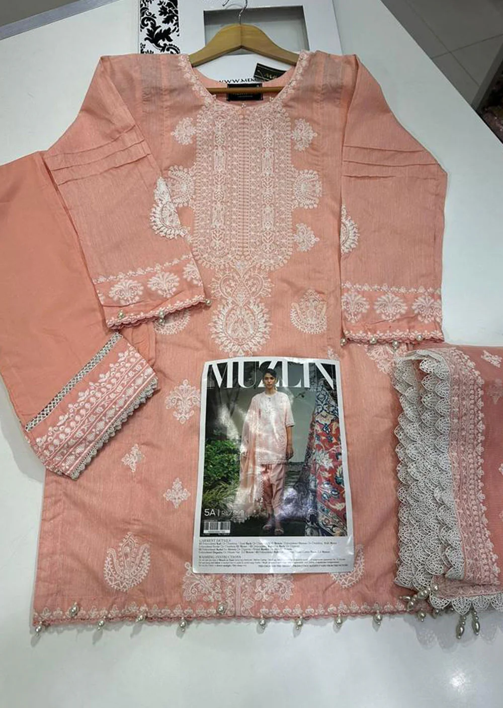 MUZNR-05-A - Readymade - Muzlin Collection Vol 2 by Sana Safinaz 2023 - Image 2
