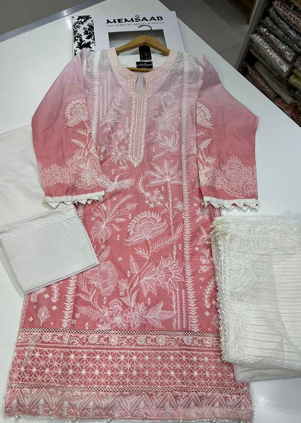 MUZNR-08-B - Readymade - Muzlin Collection Vol 2 by Sana Safinaz 2023 - Image 2