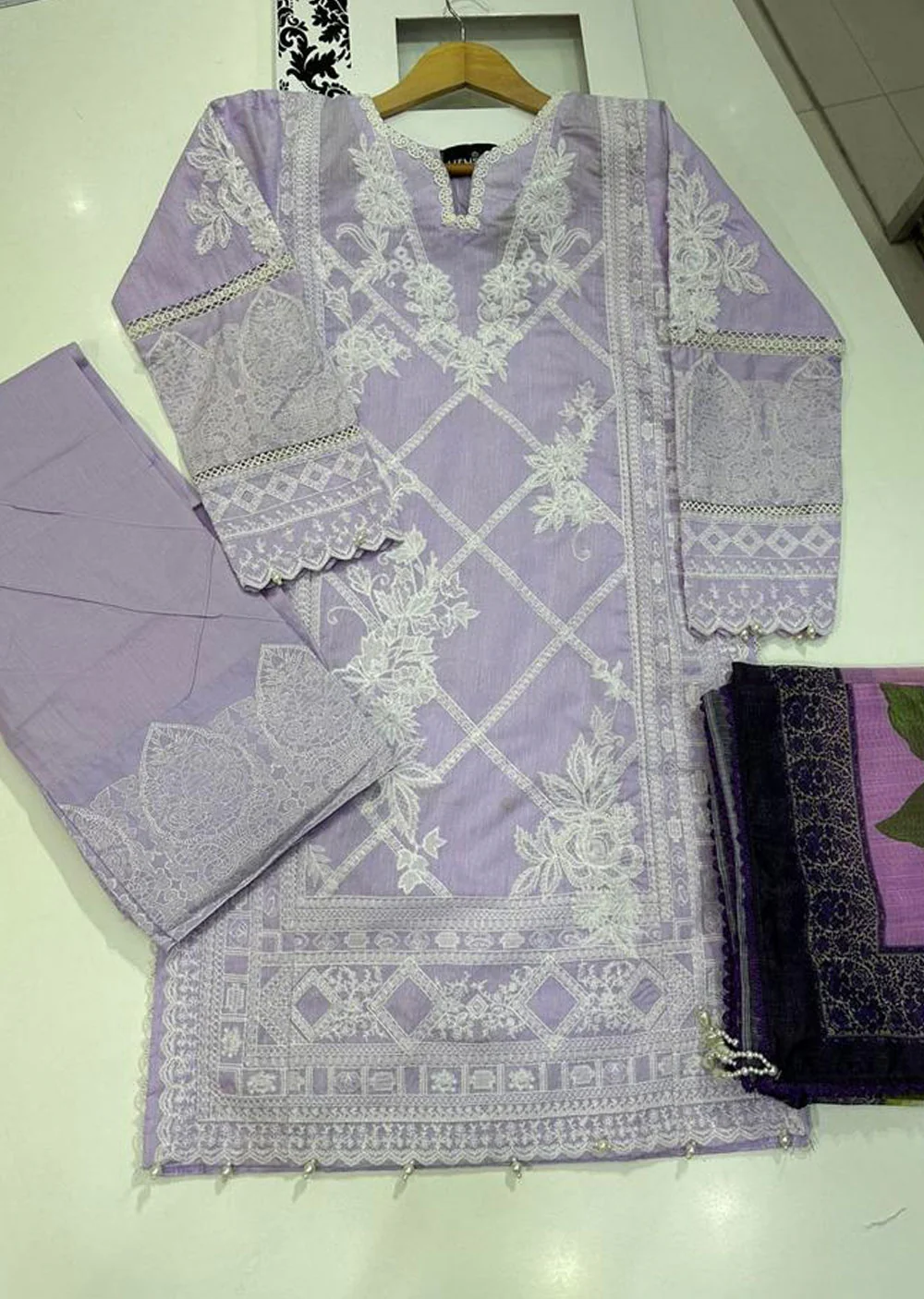MUZNR-12-A - Readymade - Muzlin Collection Vol 2 by Sana Safinaz 2023 - Image 2