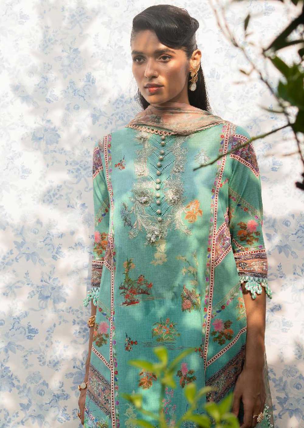 MUZNR-13-A - Readymade - Muzlin Collection Vol 2 by Sana Safinaz 2023 - Image 3