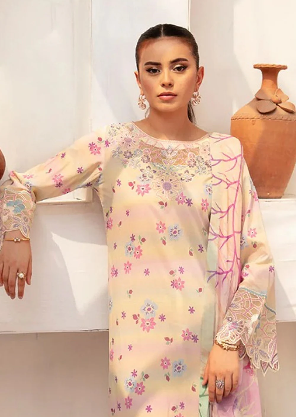 N-704 - Readymade - Rangrez by Ramsha Luxury Lawn Vol 07 - Image 4