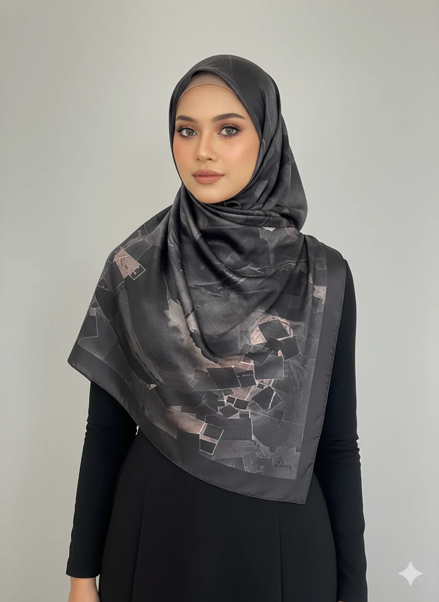 NA-142 Watercolour Silk MODAL Hijabs - Image 7