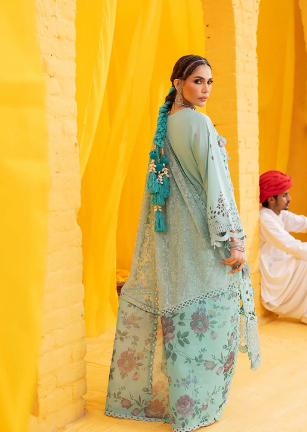 NDS-102 - Unstitched - Mela Festive Lawn Collection by Nureh 2024 - Image 2