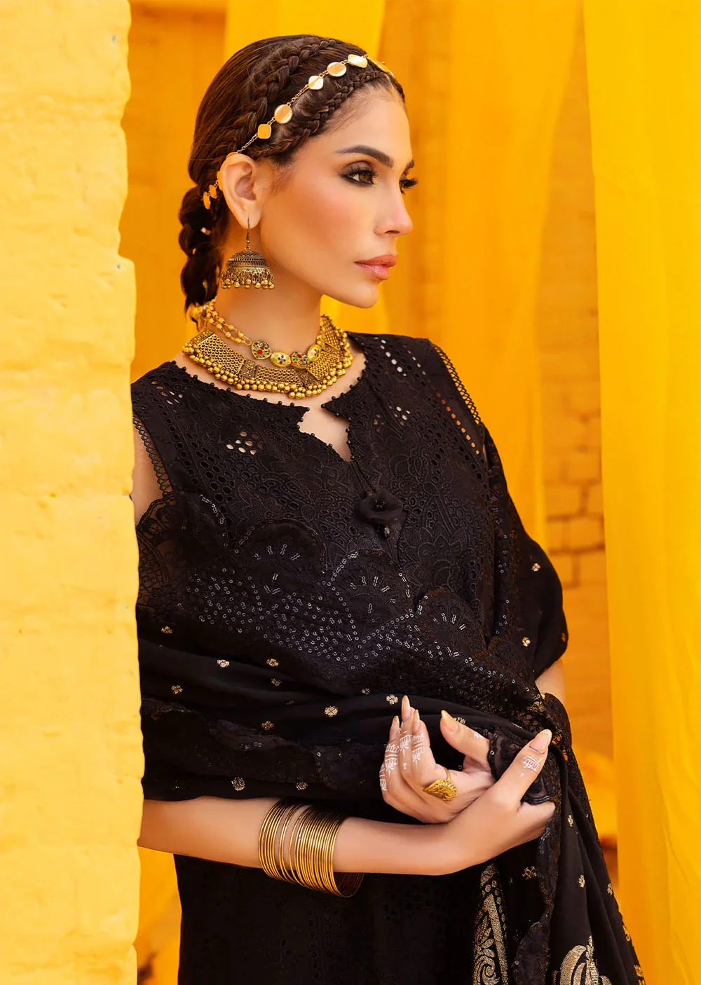 NDS-105-R - Readymade - Mela Festive Lawn Collection by Nureh 2024 - Image 4
