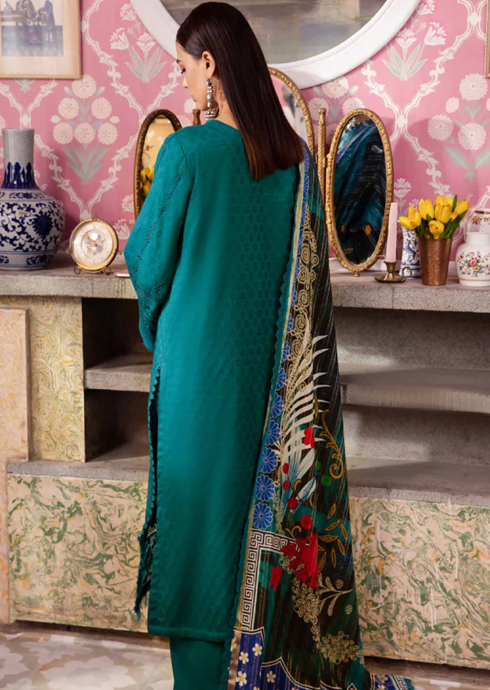 NDS-110-R - Readymade - Maya Lawn Collection by Nureh 2024 - Image 4
