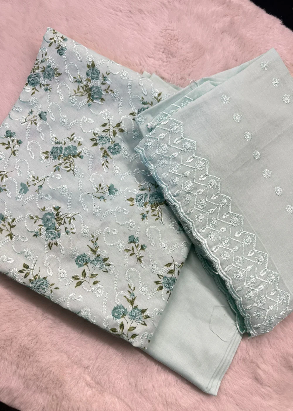 OP6710 Unstitched Cotton Chicken Suit