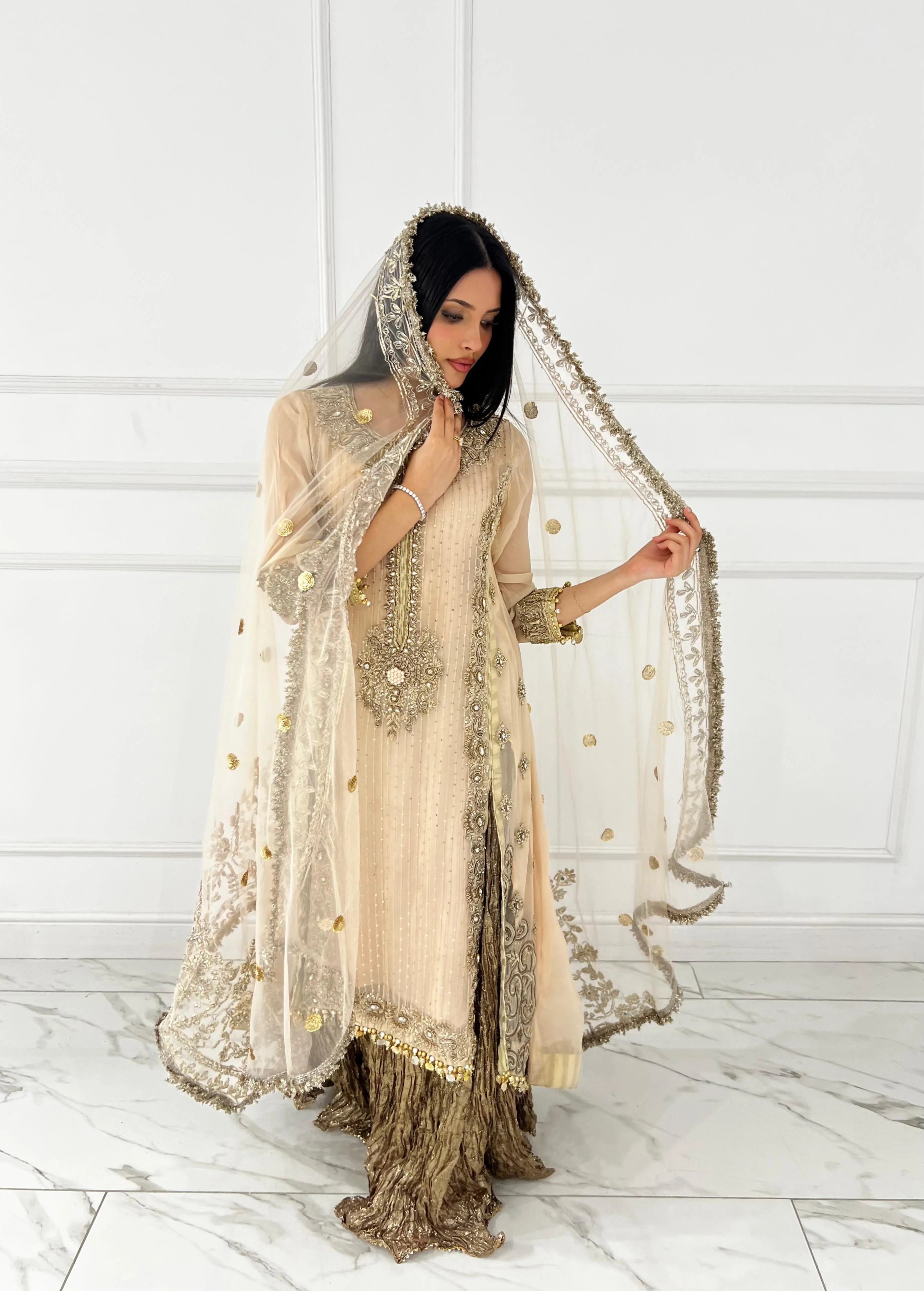 P-252 - Peach - Readymade - Khuda Ameer Creations 2024 - Image 3