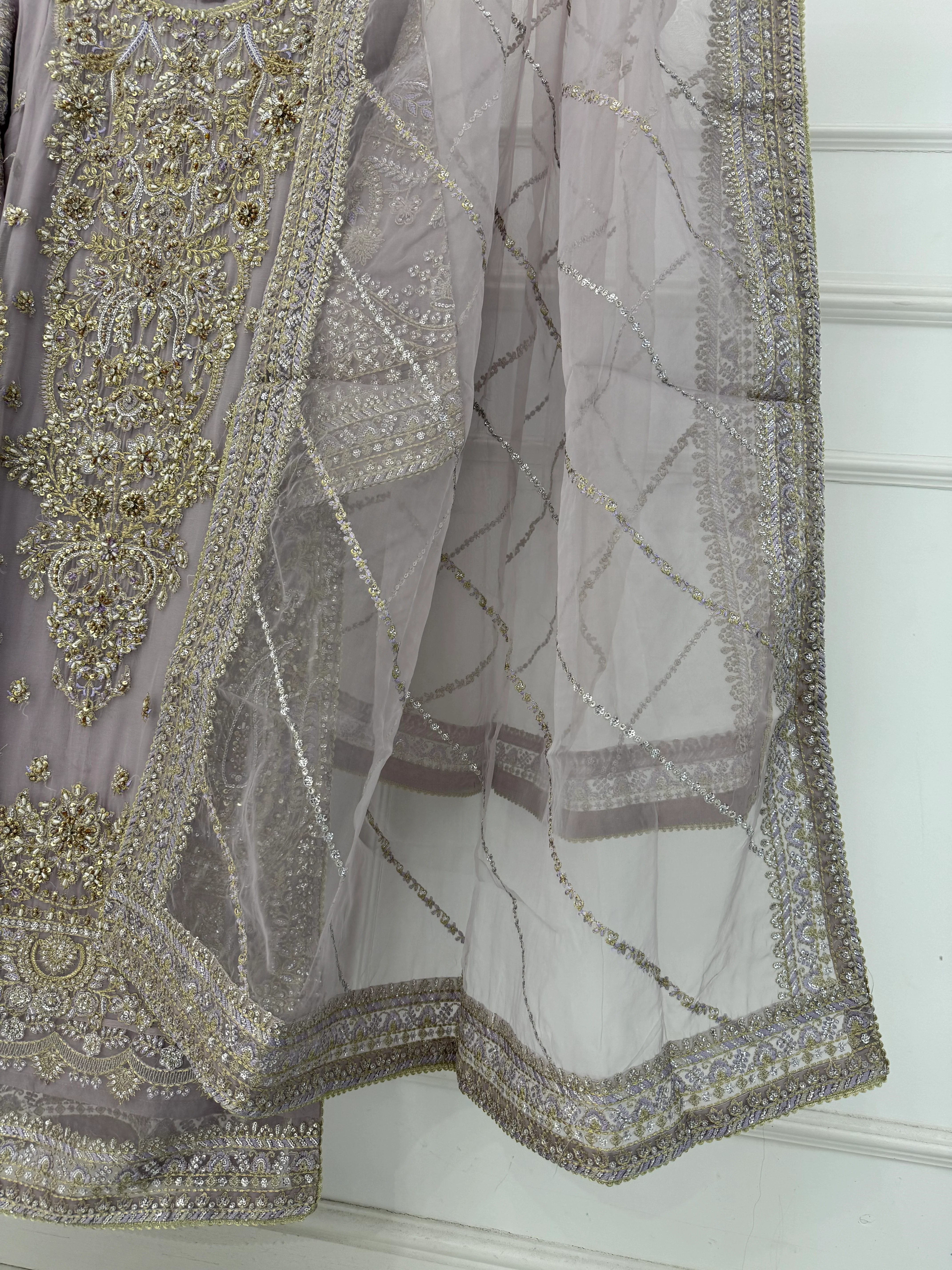 PS-0325 - L Purple - Readymade Chiffon Suit 2025 - Image 3