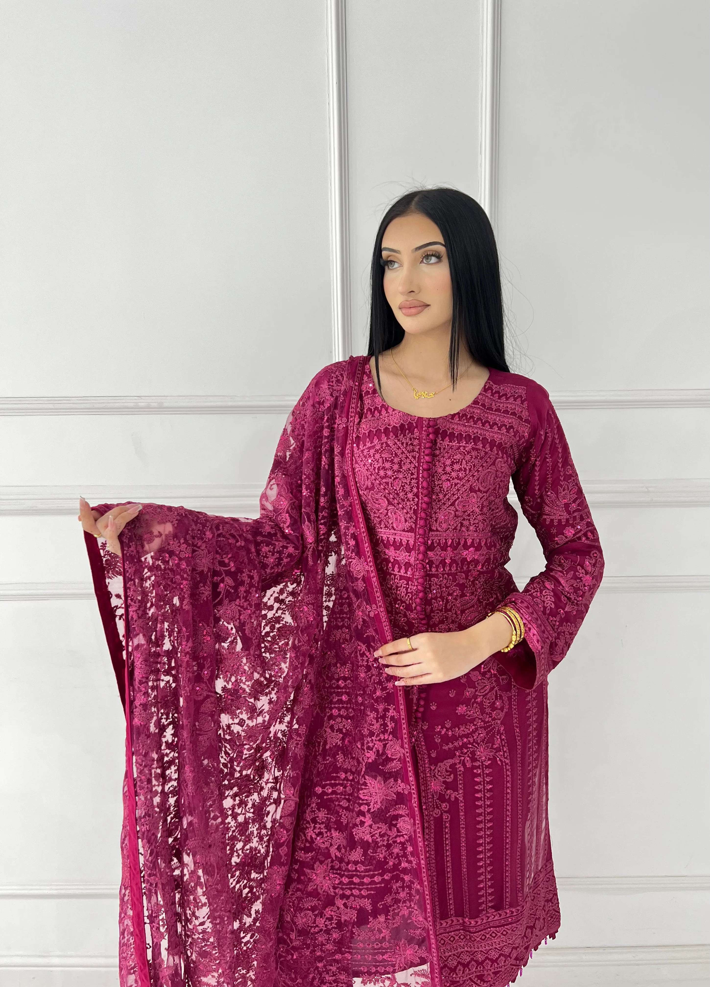 PS1664 Readymade Chiffon Suit - Image 7