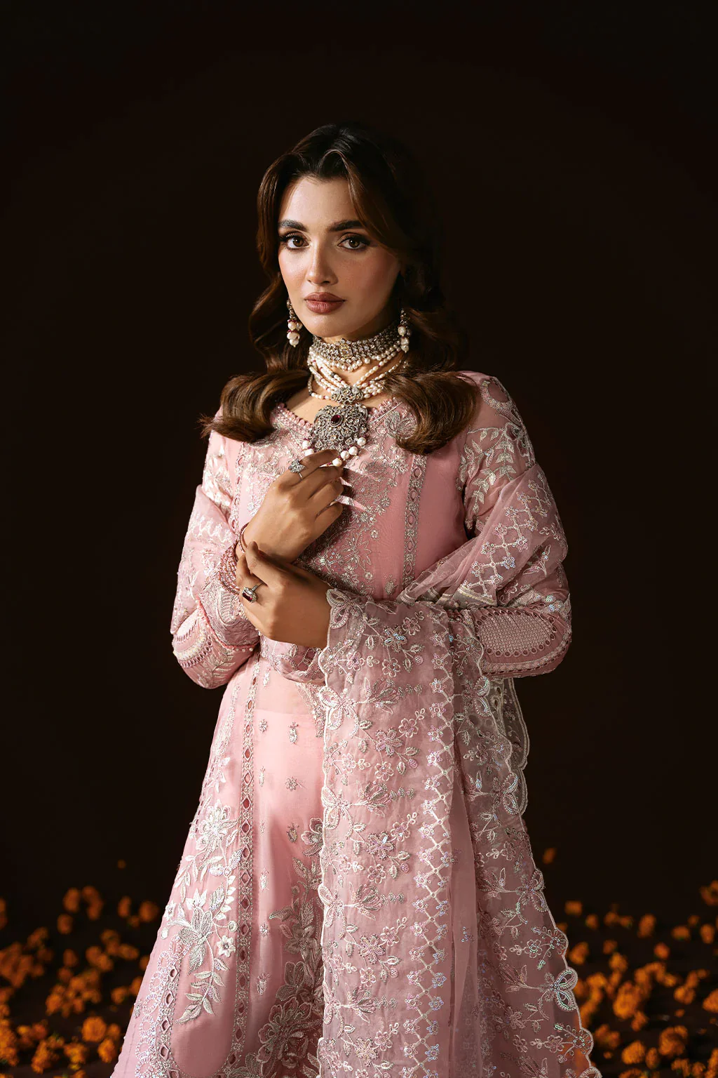 Q-202 - Readymade - Dastak by Ramsha Luxury Chiffon Collection 2025 - Image 3