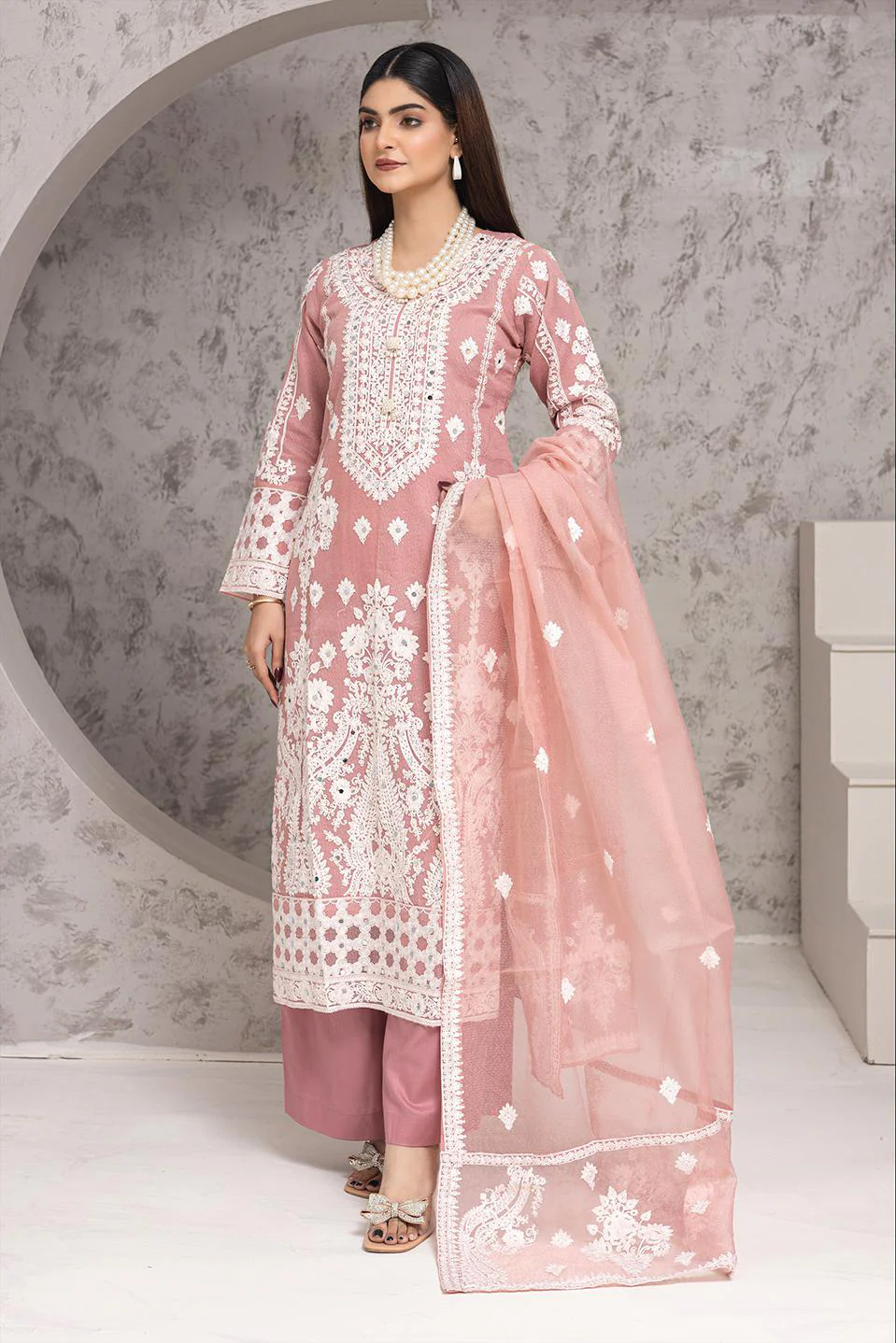 RGZ7103 - Rangz Organza Suit - Image 2