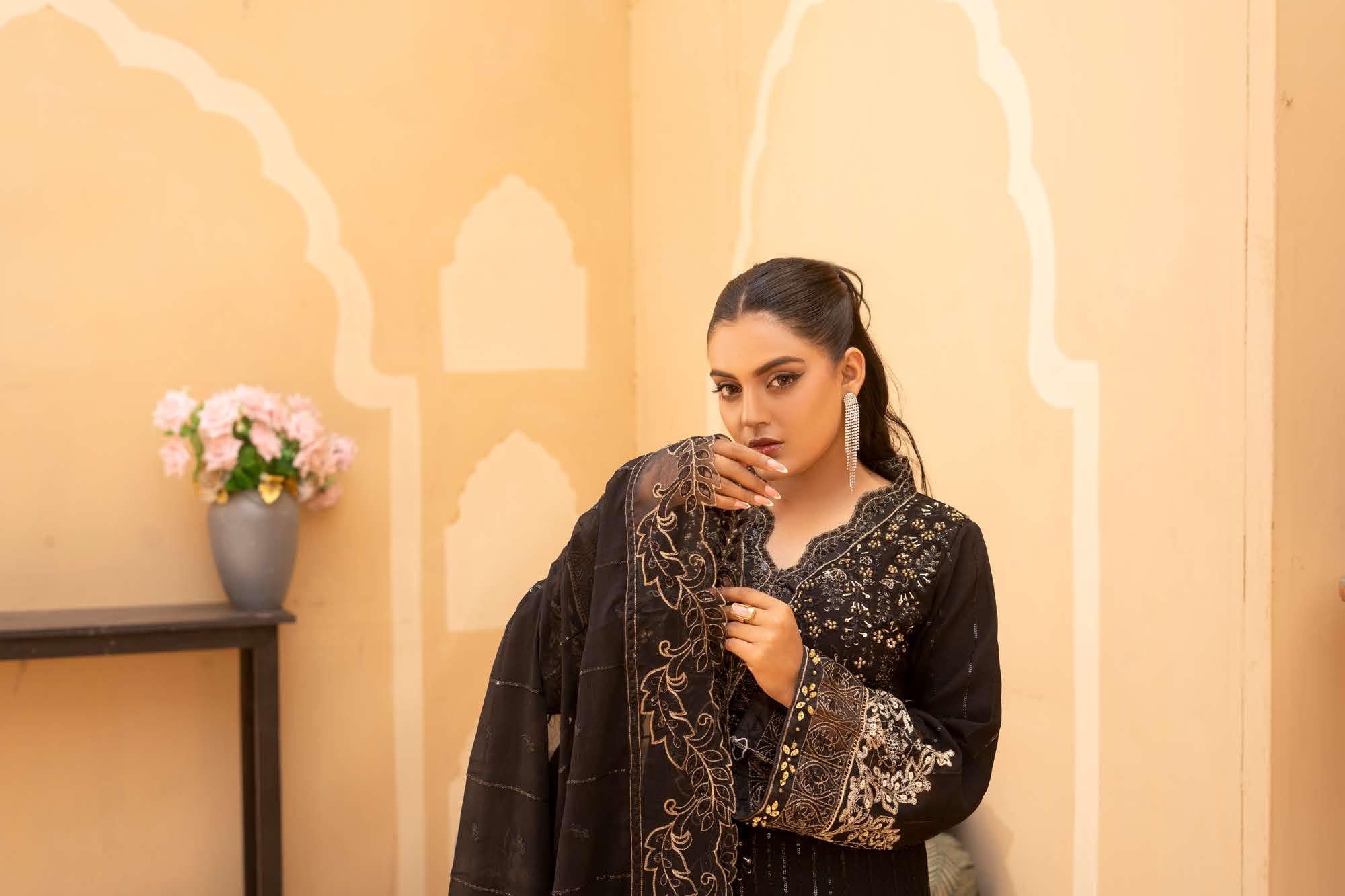 RGZ7107 - Maria Luxe Chiffon Suit - Image 17