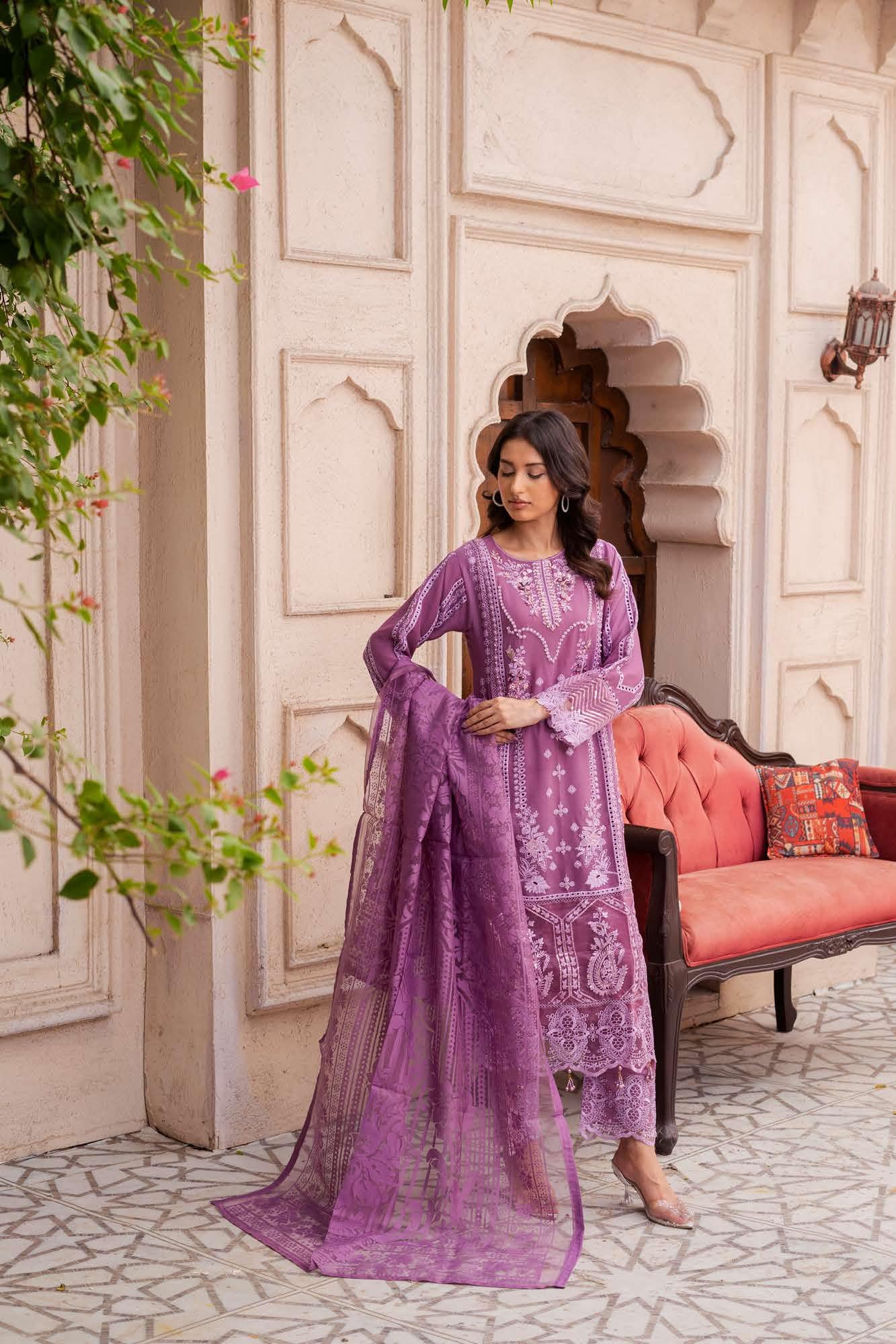 RGZ7108 - Imrozia Mummy n Me Chiffon Suit - Image 23
