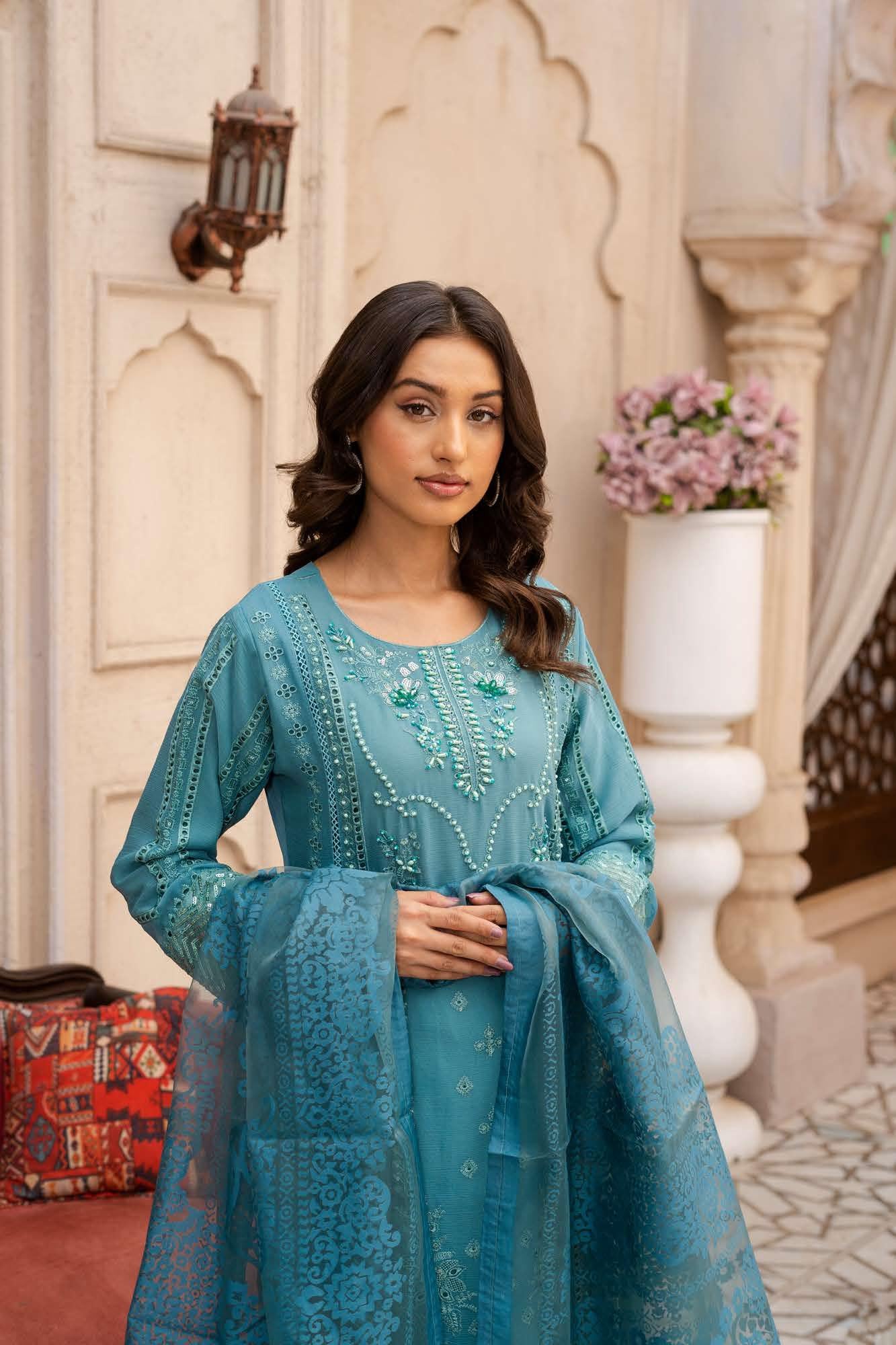 RGZ7108 - Imrozia Mummy n Me Chiffon Suit - Image 9