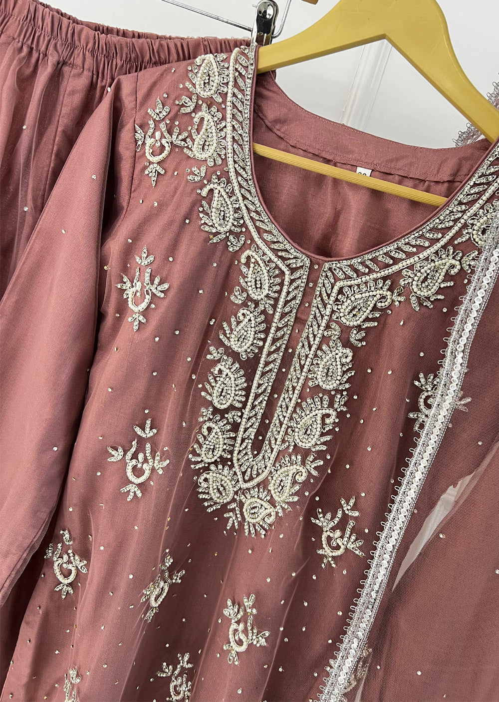 RH2108 SNEHA - Pink Fancy Net Outfit - Image 7